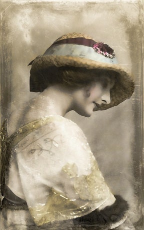 Vintage Woman Digital Download Photograph Commercial Use