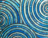 Echo : An Original Light Reactive Painting - Modern Zen Garden