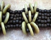 Rollin' Rollin'  Bakelite Discs Bracelet