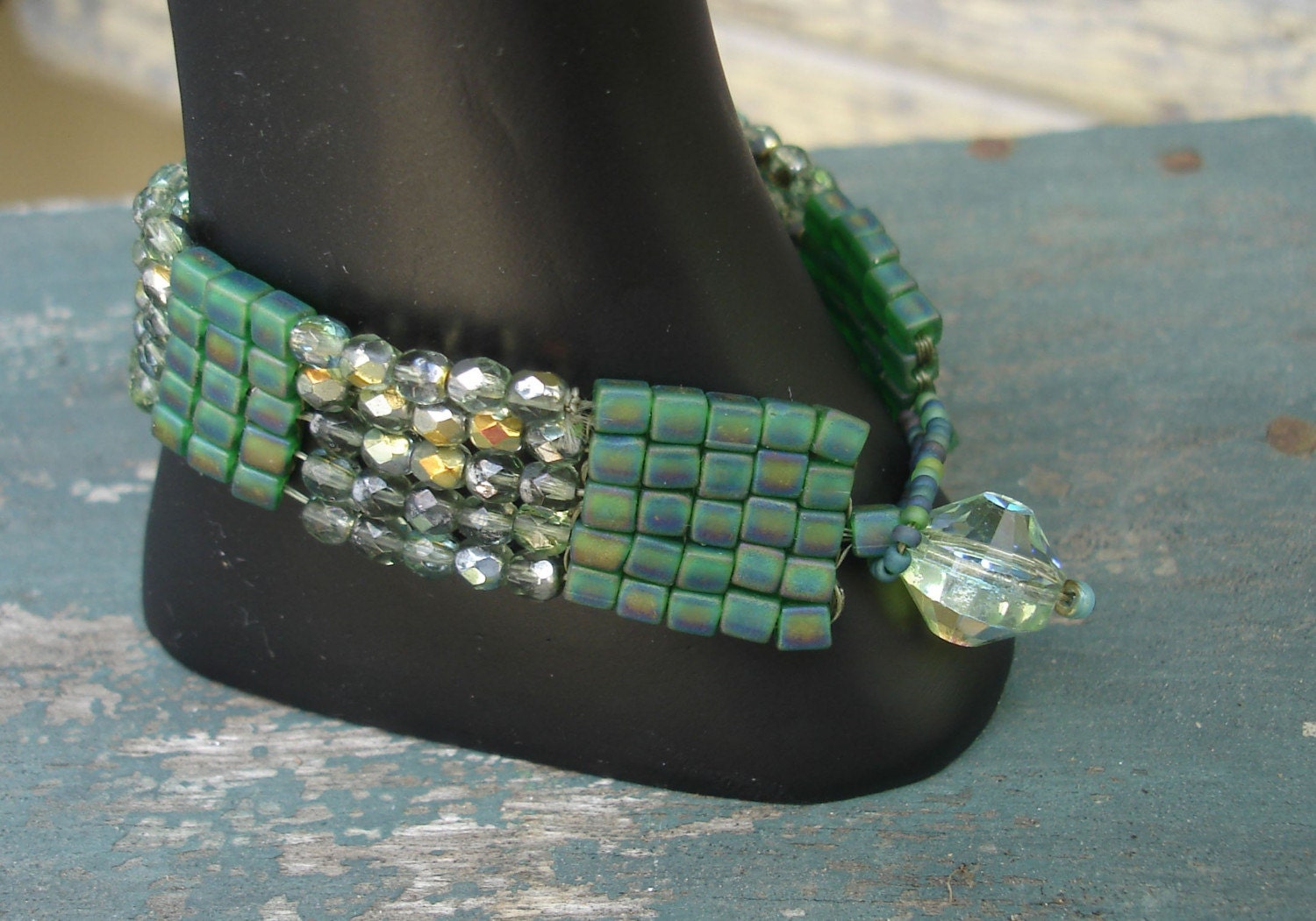 Green Eyed Bracelet