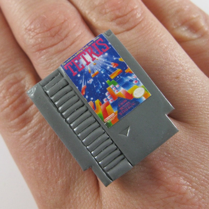 NES Game Adjustable Ring - Game of your Choice