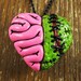 Zombie Heart Locket Necklace