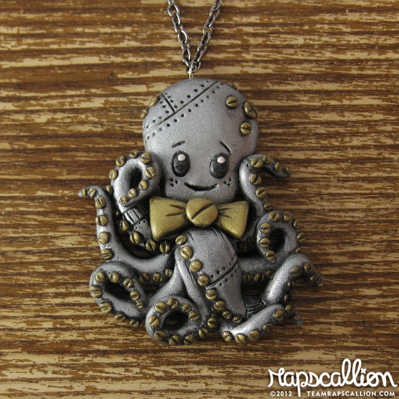 Steampunk Octopus Necklace