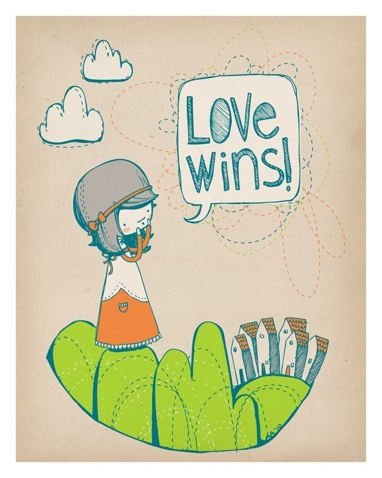 Love Wins print