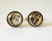 Anatomical Heart Vintage Anatomy Men's or Unisex Cufflinks Great for Valentines Day