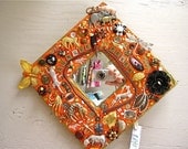 Jungle Fever Safari Vintage Jewelry Mosaic Mirror