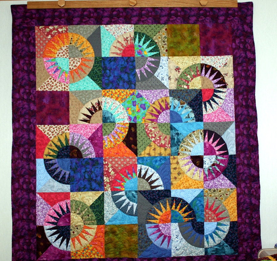 Reserved for JULIE NEW York Beauty Scrappy Style 65" x 74" multicolor splendor