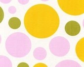 SALE  1 yard of Nicey Jane by Heather Bailey - Dream Dot in Clementine