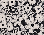 CLEARANCE  - Half yard of Luella Doss - Hotflash - Posies in Tan
