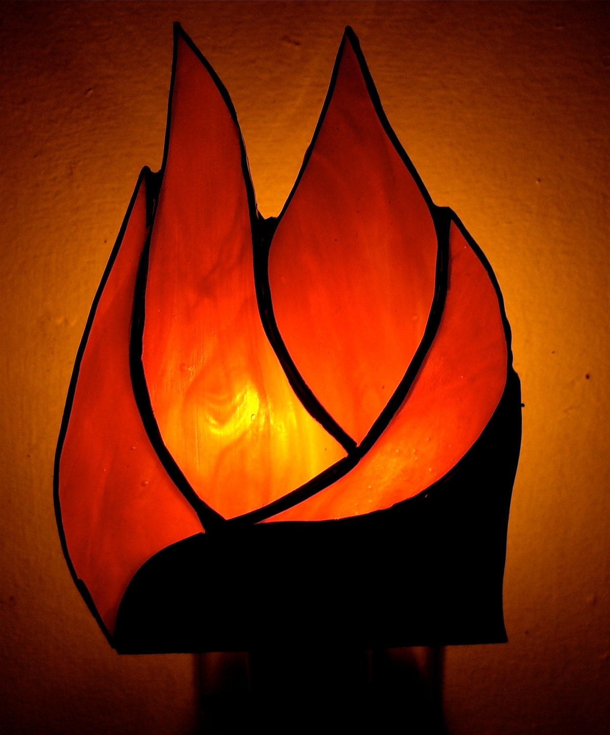 Stratozpheric Night Light in Orange