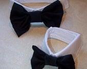Dog Collar and Bowtie - Pugs, small dogs, big dogs, cats too.