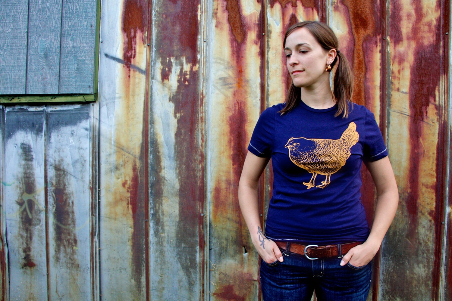 Crown Royal the Chicken T Shirt Women