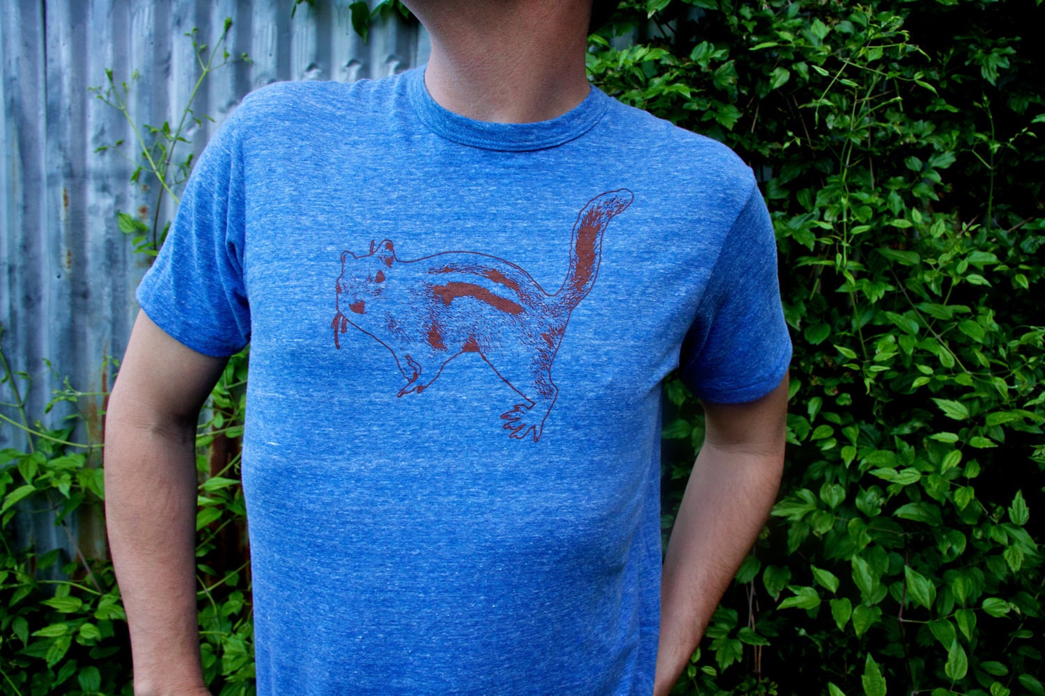 Agressive Chipmunk Tee Shirt Men