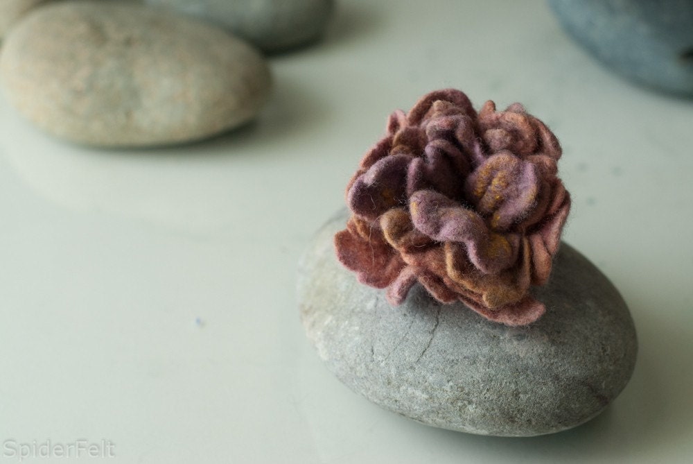 Ruffled Felt Blossom