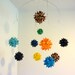 Nursery Crib Mobile Hanging Origami Spheres -'Large Gemini' Custom Colors