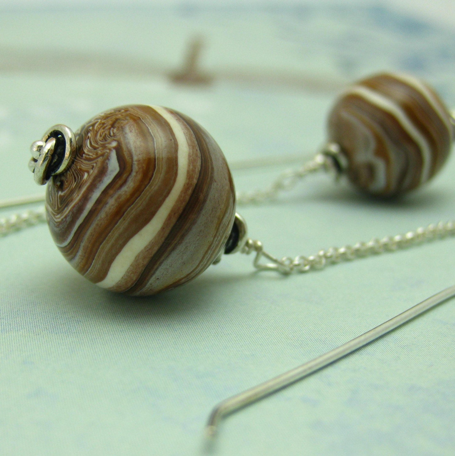 Chocolate Swinging Sister Earrings