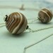 Chocolate Swinging Sister Earrings