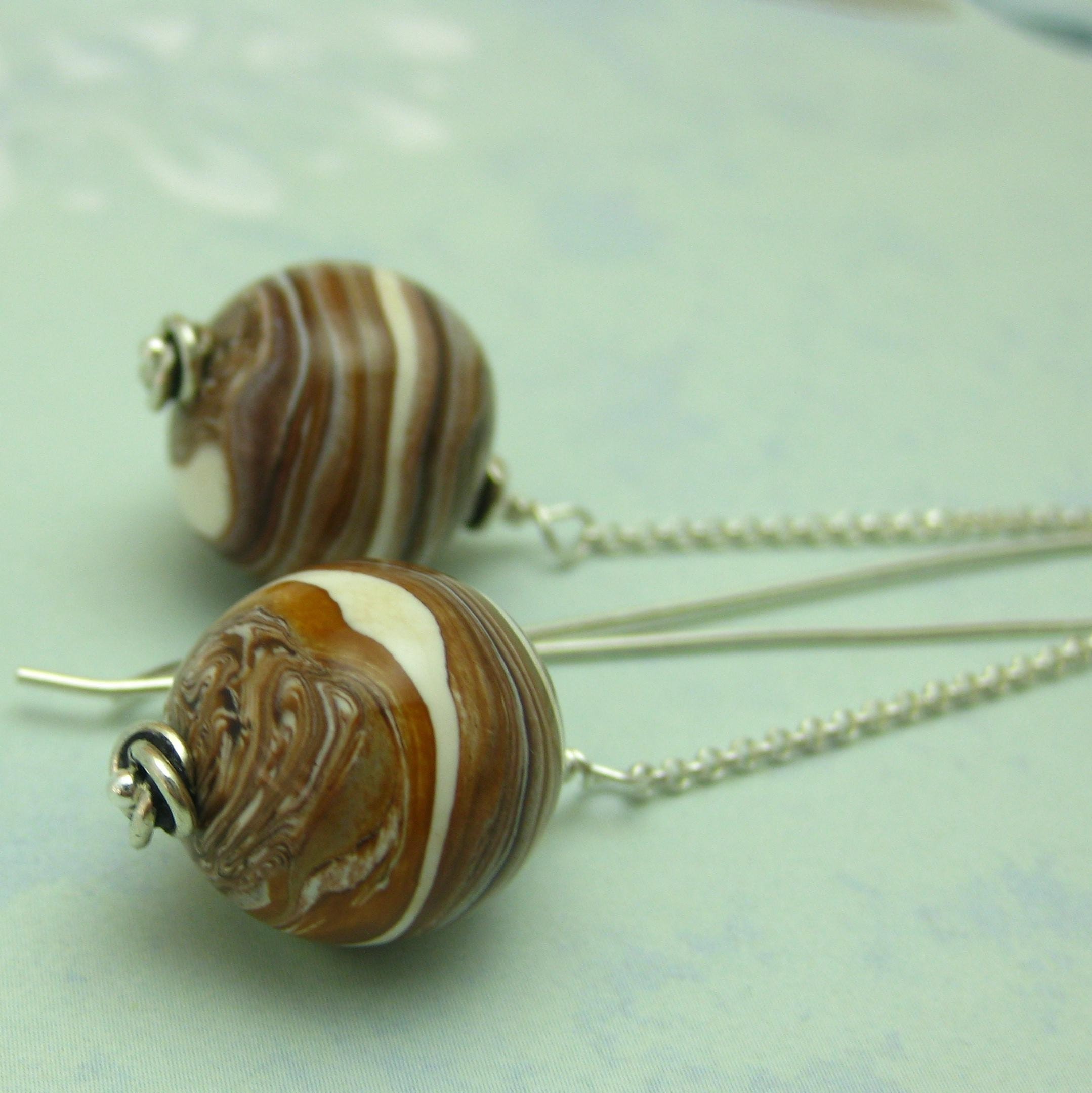 Chocolate Swinging Sister Earrings