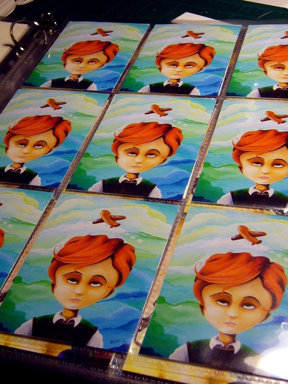 Limited Edition ACEO Twich's Wooden Plane art trading card