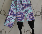 Camera Strap- Amy Butler LOVE Cypress Paisley in Mint
