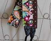 Camera Strap- Cosmo Floral and Mini Dot Reversable