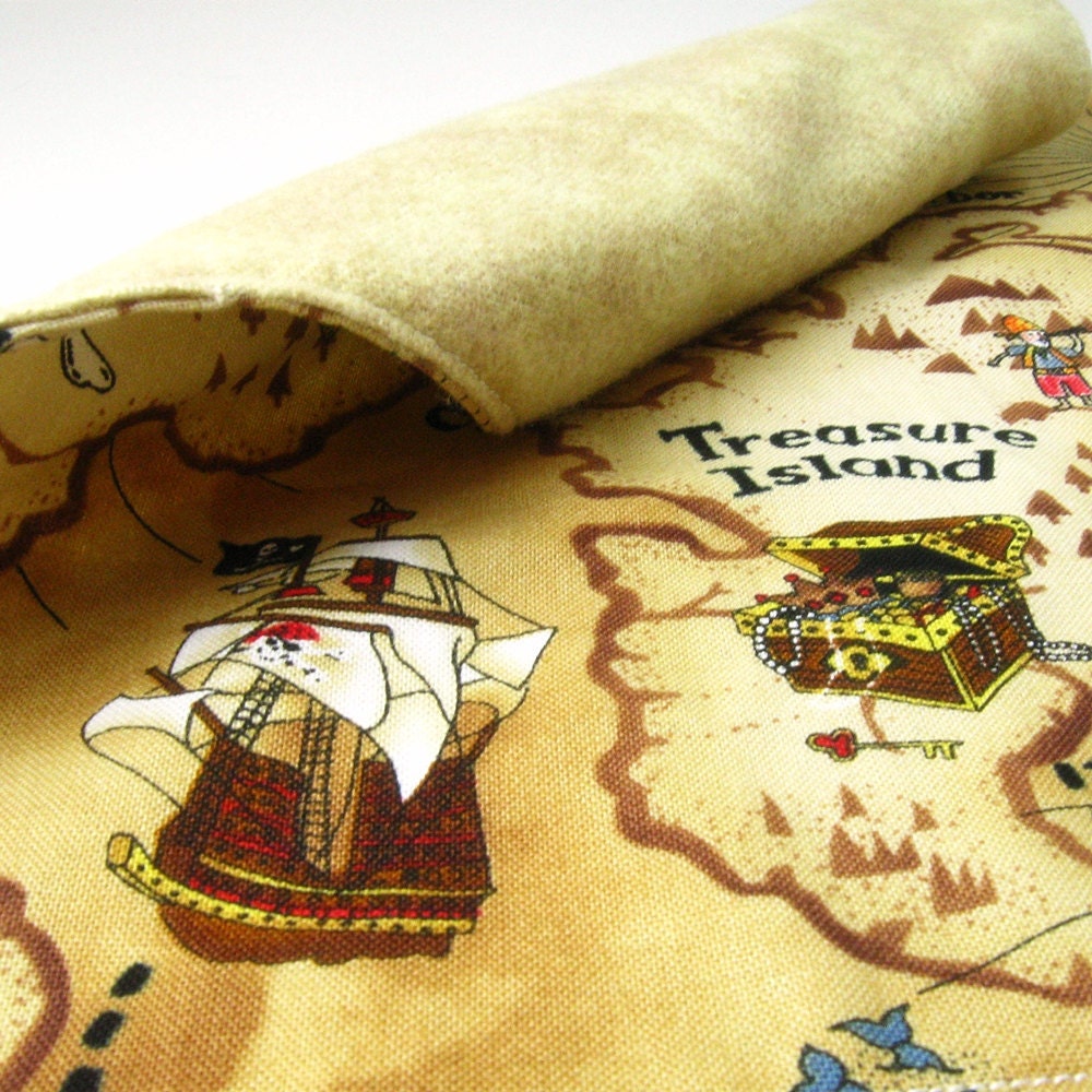 RESERVED - Mini Treasure Map And Mini Trail Map - Two Maps