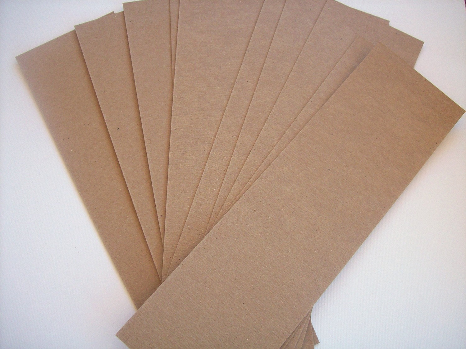bookmark blanks 2.5 x 8.5 inch raw chipboard