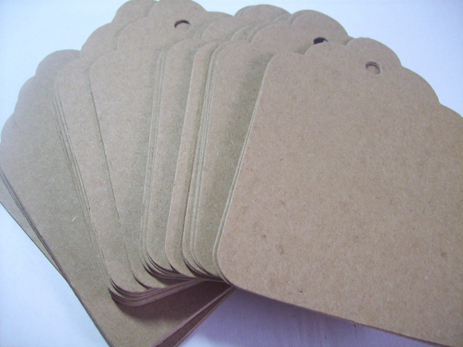 Gift tags,  3.5x4.5 inch Large, Kraft ,place cards, set of 50