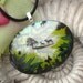 Dichroic Glass Pendant -Deer Forrest - Fused Glass Jewelry - Fused Glass  Pendant - Necklace 022312p103