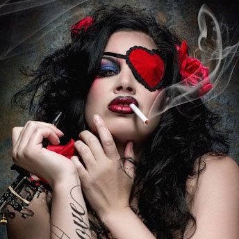 Molotov Velvet Heart Eye Patch