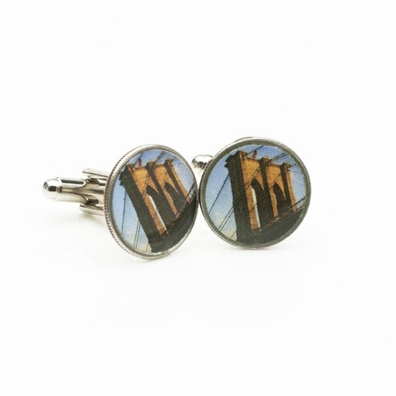Men's Dime Cufflinks BROOKLYN BRIDGE