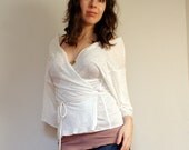 linen kimono wrap - made to order