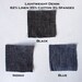 linen capri jeans with high waisted yoke - made to order