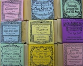 Complimentary Shipping for Your choice of FOUR full sized Goat Milk Soaps Olive Oil, soap for sensitive skin