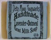 Oatmeal Lovers Assortment Goat Milk Soap, olive oil soap, soap for sensitive skin, no SLS