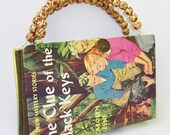 Nancy Drew Book Fashion Handbag Clue of Black Keys