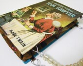 Tom Sawyer Book Bag Handbag Purse Handmade