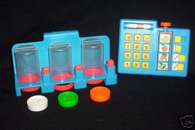 Vintage 1984 Fisher Price Fun with Food Shopping Set 