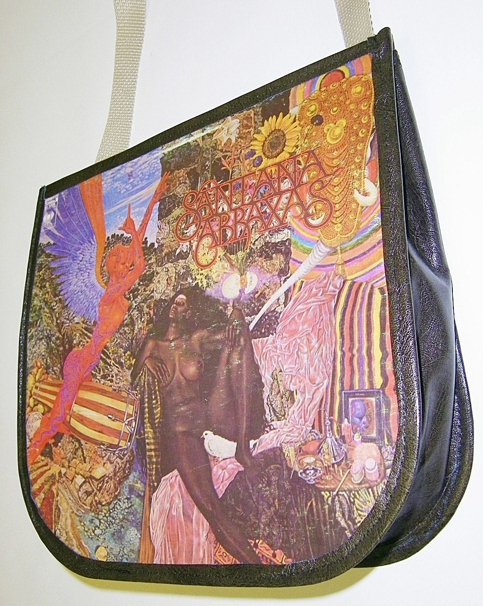 Record Handbag - Santana Abraxas - Vinyl Record Album Purse