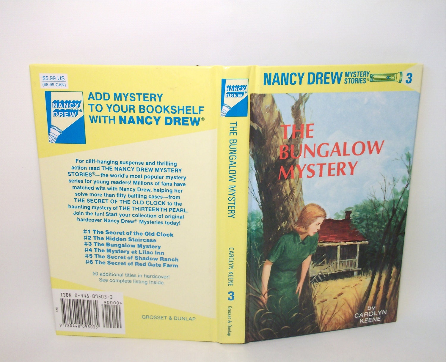 Ereader Cover for Kindle Nook Kobo - Nancy Drew Book -  Bungalow Mystery - Gadget Cover