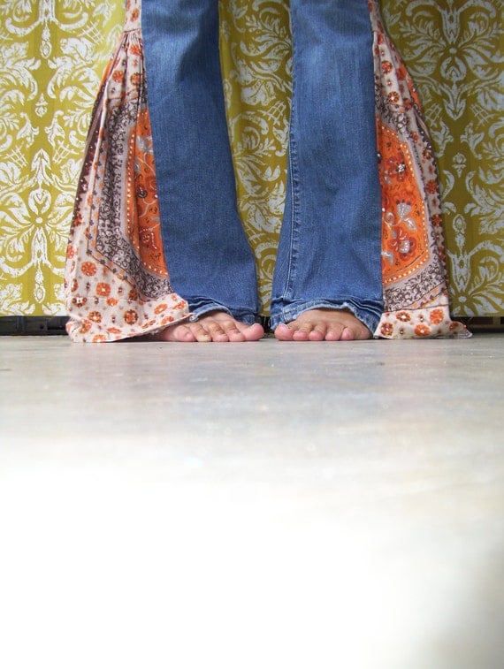 Hippie Bell Bottom Jeans Custom Order with YOUR Jeans