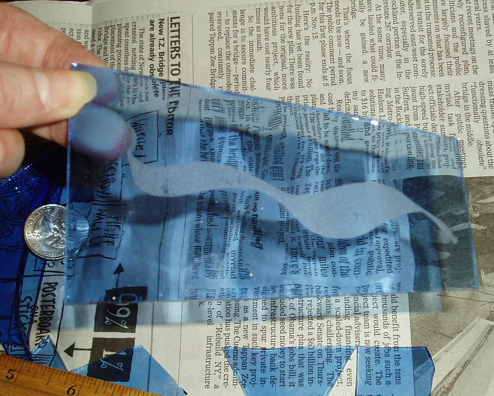 7.5 oz Light Blue Stained Glass Scraps, all one color, translucent light blue glass for Mosaics and Other Art & Sculpture Projects