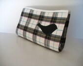 Black Bird Clutch...Oval shaped hand held clutch