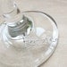 Handwritten Name Wine Charm Silver wire - Set of 2