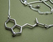 DMT molecule necklace
