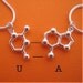 friendship necklace set - DNA and RNA base pairs