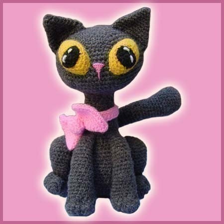 Amigurumi Crochet Pattern pdf - Jinxy Cat