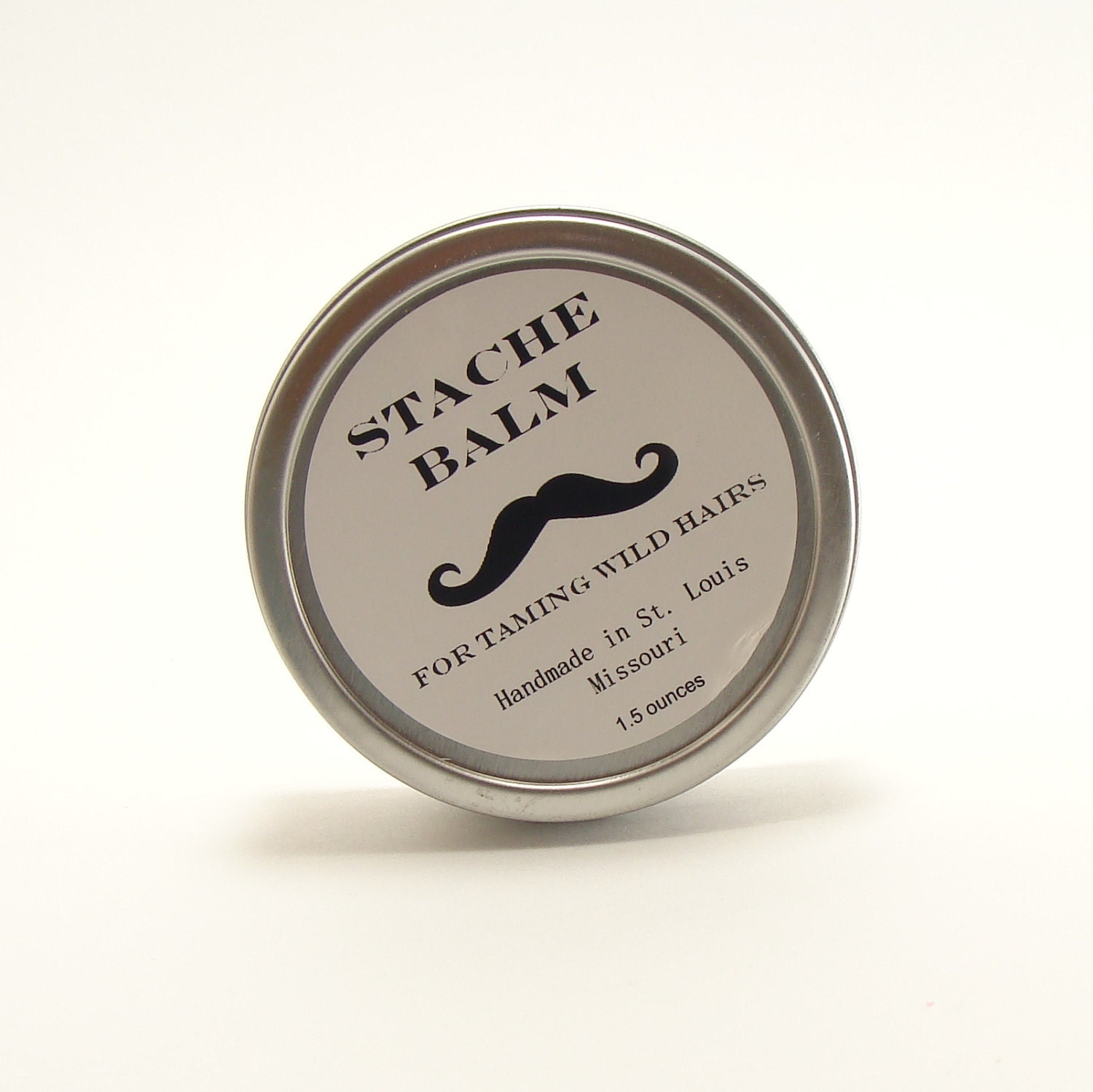 Mustache Stache Balm For Men Stache and Beard Conditioner  After Shave Skin Care Father's Day - ABreathOfFrenchAir