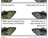 Do You Want to Dance - Blank Fish Card