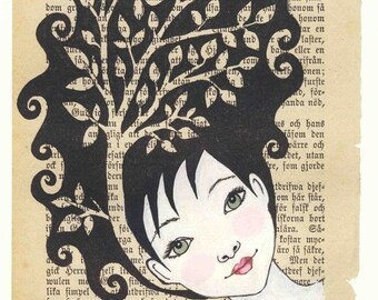 Tree Girl - Print